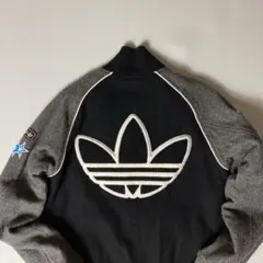 【40周年限定品】adidas スタジャン トレフォイルロゴ 刺繍 パイル 美品