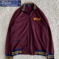 極美品/90s/L ポロラルフローレン トラックジャケット ワッペン ジャージ