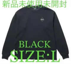 FCRB TECH WAFFLE LOUNGE TOP L BLACK 最安値