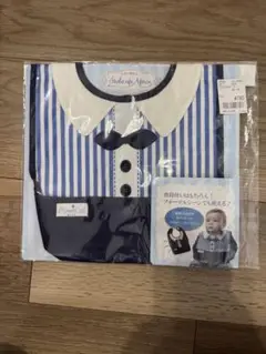 子供用ストライプエプロン　オシャレ　ボーイズ