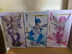 開封済フィギュア リゼロ レムラムエミリア3体セット ジュエル ラウンドワン限定