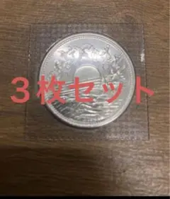 2025年最新】天皇陛下御在位60年記念 硬貨 3枚セットの人気