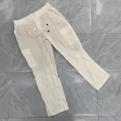 ロートレアモン カーゴパンツ ベージュ ドローコード 38サイズ　シンプル