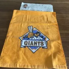 GIANTS 応援タオル フェイスタオル　オレンジ