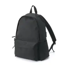 無印良品　肩の負担を軽くする　撥水リュックサック　ブラック