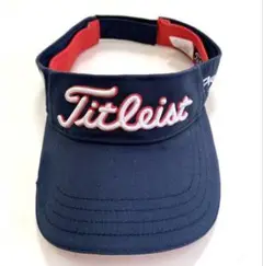 Titleist ネイビー レッド バイザー