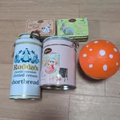 カファレル空缶とキノコ瓶セット