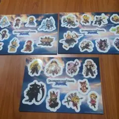 グランブルーファンタジー　シール３セット