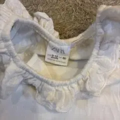 Zara ベビー　フリル　ロンパース　80
