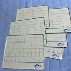 ほぼ未使用！ 算数セットおはじきボード 金属製6枚！