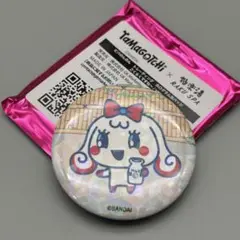 たまごっち 極楽湯 缶バッジ みるくっち