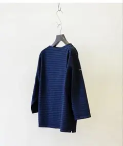 outil TRICOT NAY /Black×Indigo バスクシャツ