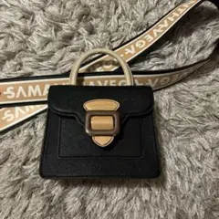 SAMANTHA THAVASA 黒 ミニハンドバッグ