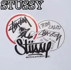 STUSSY ステューシー アウトドア ステッカー 3枚 スケボー メンズ 小物