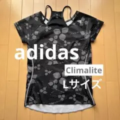 閉店セール★良品★adidas 軽量ドライ Tシャツ L フィットネス ヨガ
