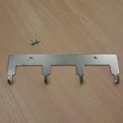 金属製 3フック ウォールフック シルバー