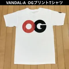 【美品】VANDAL-A バンダレー　OG プリントTシャツ ホワイト 海外S