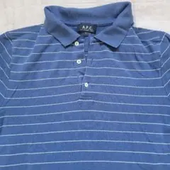 A.P.C. ストライプ ポロシャツ S