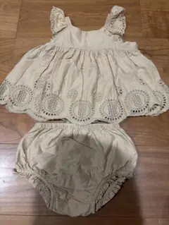 baby GAP セットアップ　80 ベージュ