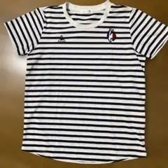 ルコック ストライプデザイン Tシャツ 半袖　Sサイズ