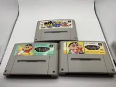 スーパーファミコン ソフト 3本セット クレヨンしんちゃん１＆2、CBウォーズ