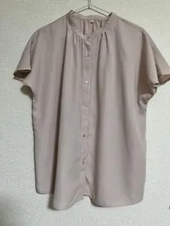 ピンク　半袖シャツ ブラウス