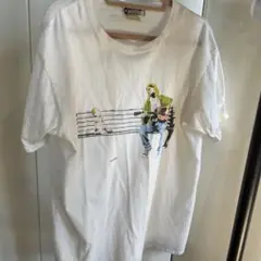 WHITE LINE ギター Tシャツ Mサイズ ホワイト