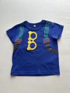 サスペンダーとリュックデザインTシャツ 90cm