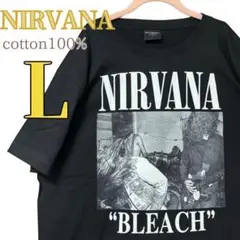 高品質 NIRVANAニルヴァーナ L 半袖Tシャツ カートコバーン綿100%