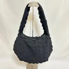 ✨美品✨ ハンドバッグ 22×36 ショルダーバッグ ポップコーン 肩掛け 黒