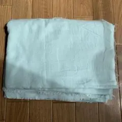 チェックアンドストライプ　c&s ミントブルー　ダブルガーゼ