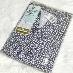 最終 ✨未使用✨ 訳あり 日本製 紳士 メンズ ガーゼねまき 紺×白 L
