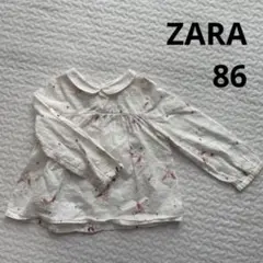 ZARA baby バレエシューズ　ブラウス　襟付きシャツ