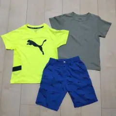 男の子 130cm 半袖Tシャツ&ハーフパンツ まとめ売り