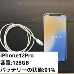 Apple iPhone 12 Pro シルバー 本体 充電ケーブル付き