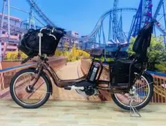 ❷ 4372 長生きバッテリー8.9A 新品日本製タイヤ20 子供乗せ電動自転車