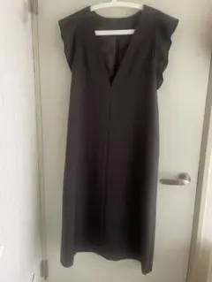 NOUQUEチャコールグレーワンピース