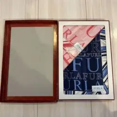 FURLA ロゴ入りハンカチ 2枚セット