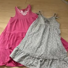 女の子　キャミワンピース　110〜120センチ