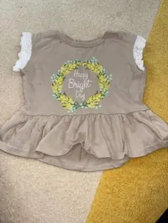 花のリース Tシャツ 100サイズ
