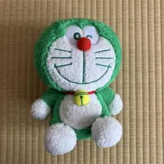 ユニクロ ドラえもん ぬいぐるみ 緑色 約20cm