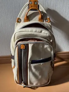 MOUSTACHE ショルダーバッグ 合成皮革　ベージュ