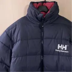 90s古着 ヘリーハンセン リバーシブルダウンジャケット ヒップホップラッパー