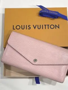 LOUIS VUITTON 長財布 エピ ピンク ローズバレリーヌ長財布