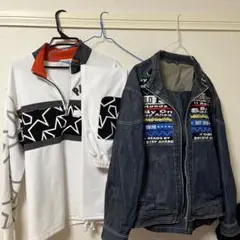 パジェロ デニムセットアップ スウェットセットアップ 2点