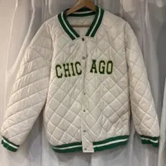 CHICAGO キルティングボンバージャケット アイボリー