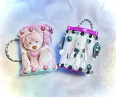クマとウサギのコインシリンダー　2個セット