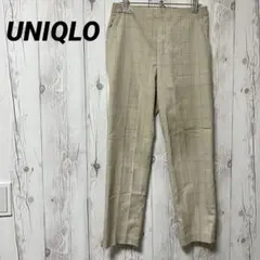 【UNIQLO】ユニクロ　チノパン　レディース　チェック　カジュアルパンツ