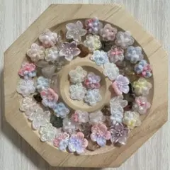 DIYJOJO ビーズ お花 桜 夜光