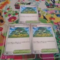 ポケモンカード　活力の森　3枚セット